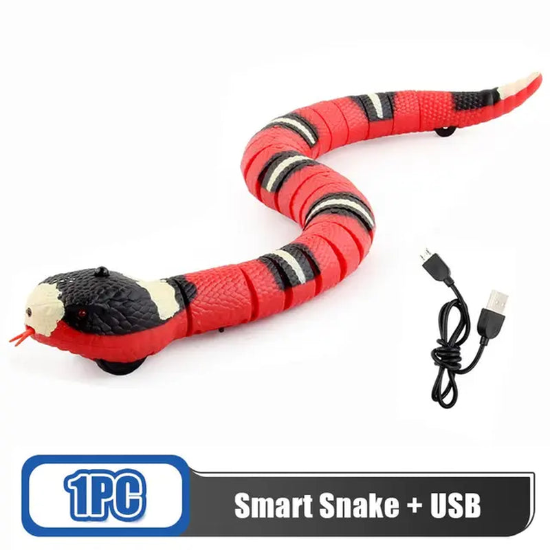 Antidepressant, Smart Sensing, Electronic Snake Toy for Cats and Kittens with USB Charging