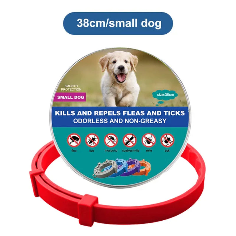 Dog and Cat Collar to Repel and Kill  Fleas, Ticks, Mosquitoes and Other Insects  38Cm 70Cm For Big and Small Dogs and Cats Pet Safe Formula and Waterproof