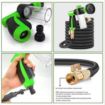 Pet Shower/Foaming Soap Adjustable Pressure Hose Attachment Washer For Animals