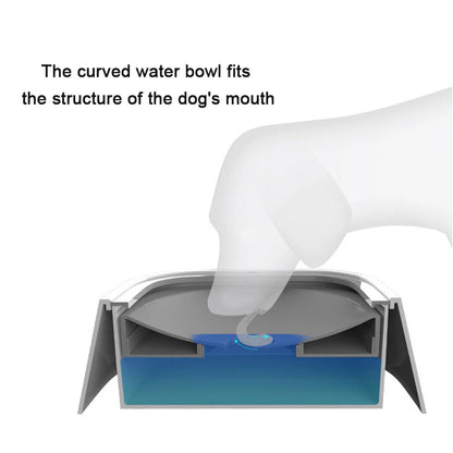 Spill Proof, No Mess, Hygienic, Anti-Slip, Travel, Water Drinking Bowl for Dogs and Cats